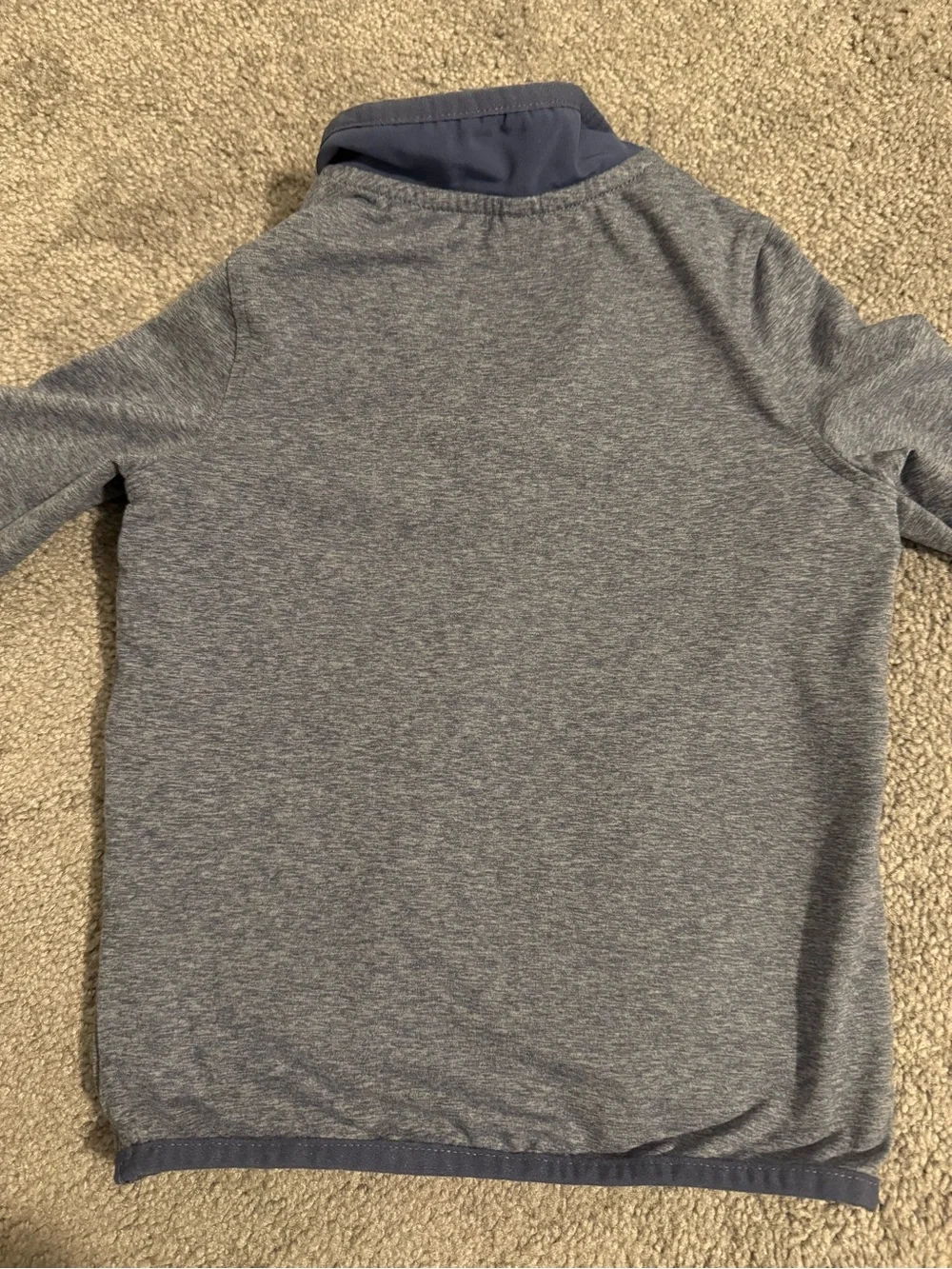90 Degree By Reflex Grey and Navy Kids Zip-Up Matching Set